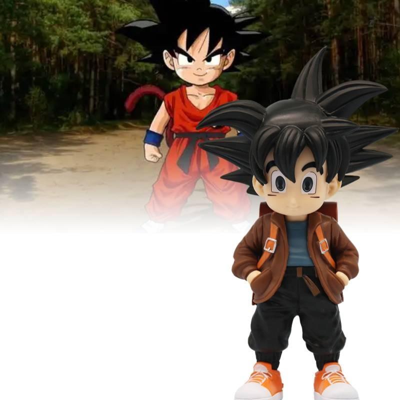 Son Dragon Ball Goten Figurine Q Version Student Model Anime Statuary Toys Gift