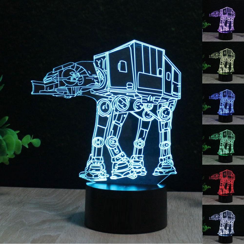 3d Element Night Light Led Lamp Bedroom Decoration Creativity Gift