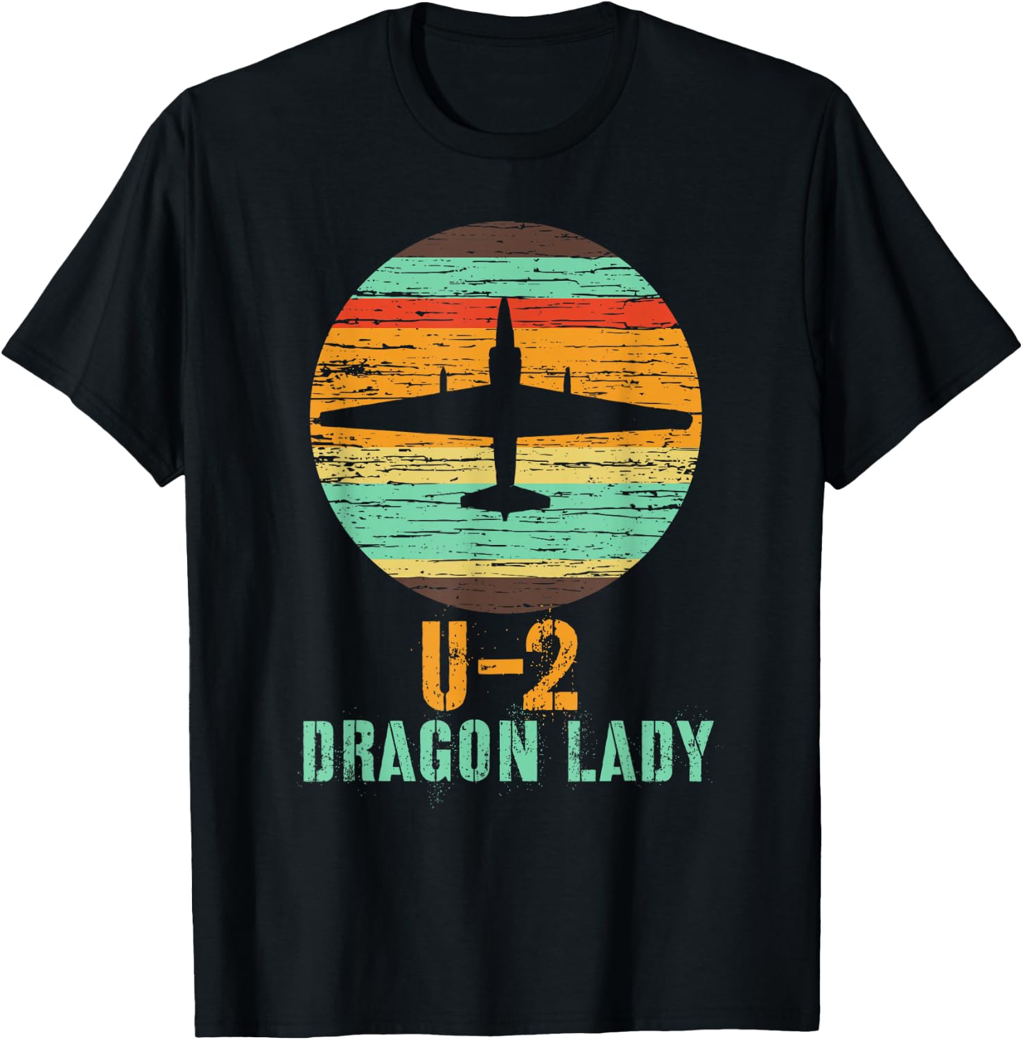 Vintage U-2 Dragon Lady Spy Plane Military Shirt T-Shirt XL