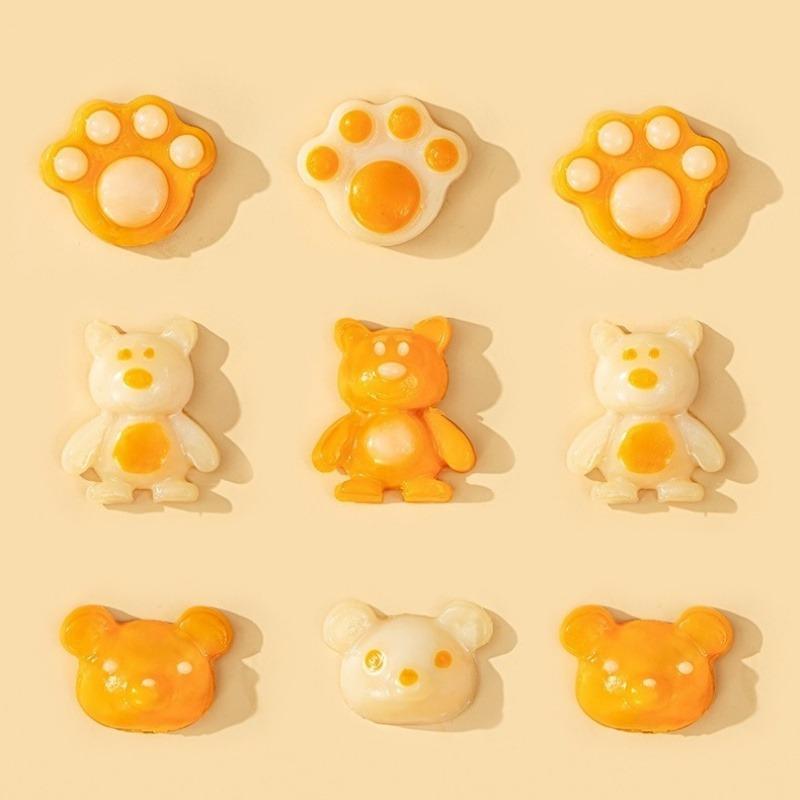 Baby Supplementary Food Steamed Cake Mould Infant Silicone Cooking Tool Cat Claw Cake Abrasives Modeling Pastry Baking