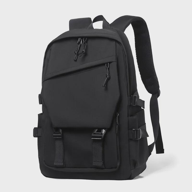 Trendy Large Capacity Backpack for Students: Simple, Stylish, and Versatile for Junior High, High School, and College.