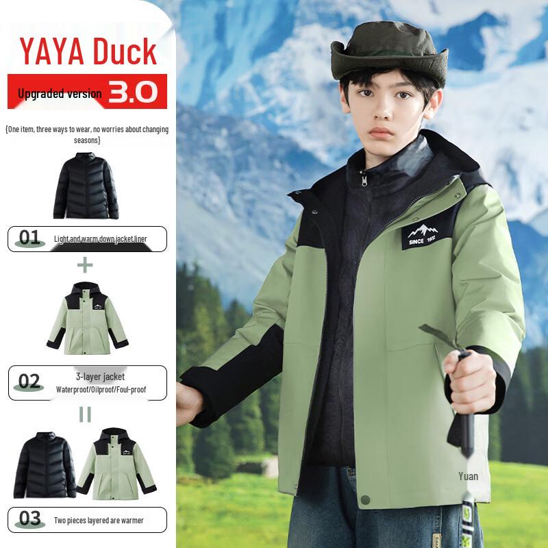 

Дитячий знімний пуховик 3-в-1 YAYA 120