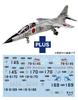 PLATZ JASDF Late Model Plastic Model Kit with 4 Special Markings 1/72 T-2 '80s-'90s AC-107 (Airplane)