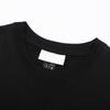 Atmungsaktives Baumwoll-Basic-T-Shirt für Frühling und Sommer für Herren und Damen, mit roter Herzstickerei