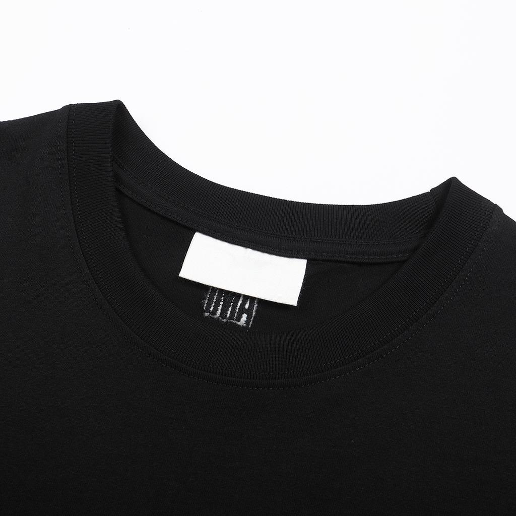 Atmungsaktives Baumwoll-Basic-T-Shirt für Frühling und Sommer für Herren und Damen, mit roter Herzstickerei
