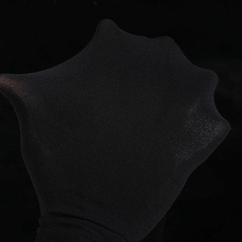 

Унисекс велюровый боди: Сексуальные плотные колготки с карманом для члена для трансгендерной трансформации Black (No Gloves)