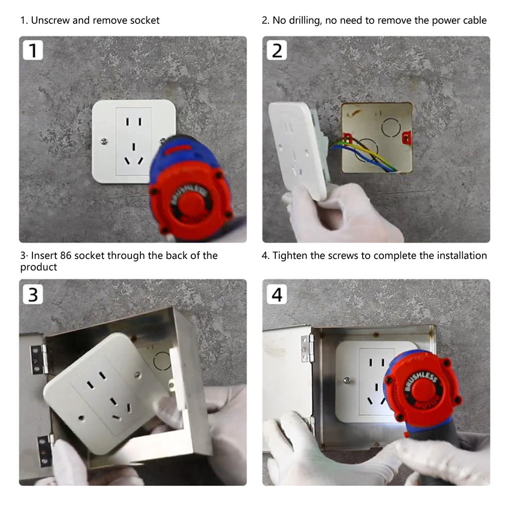 Portable Sturdy Without Theft Electrical Box Weatherproof Designs for Secure Outdoor and Indoor Socket Protective