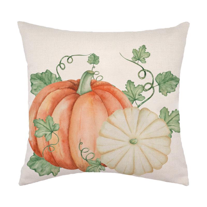 Custom Christmas Pumpkin Pillowcase - Festive Home Decor for Living Room, Sofa, or Bedroom