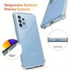 Transparent TPU Shockproof Protection Phone Case For Samsung For Galaxy A52S/A52/A53/A32/A33/A34/A50/A50S/A51-Clear