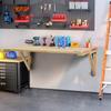 Wall Mounted Floating Folding Table Laptop Desk Home Office 31.5x23.62 In