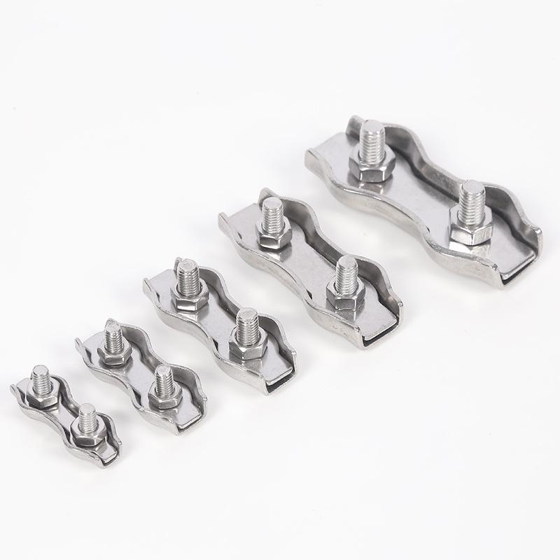 Stainless Steel Dual-Head Rope Clamp