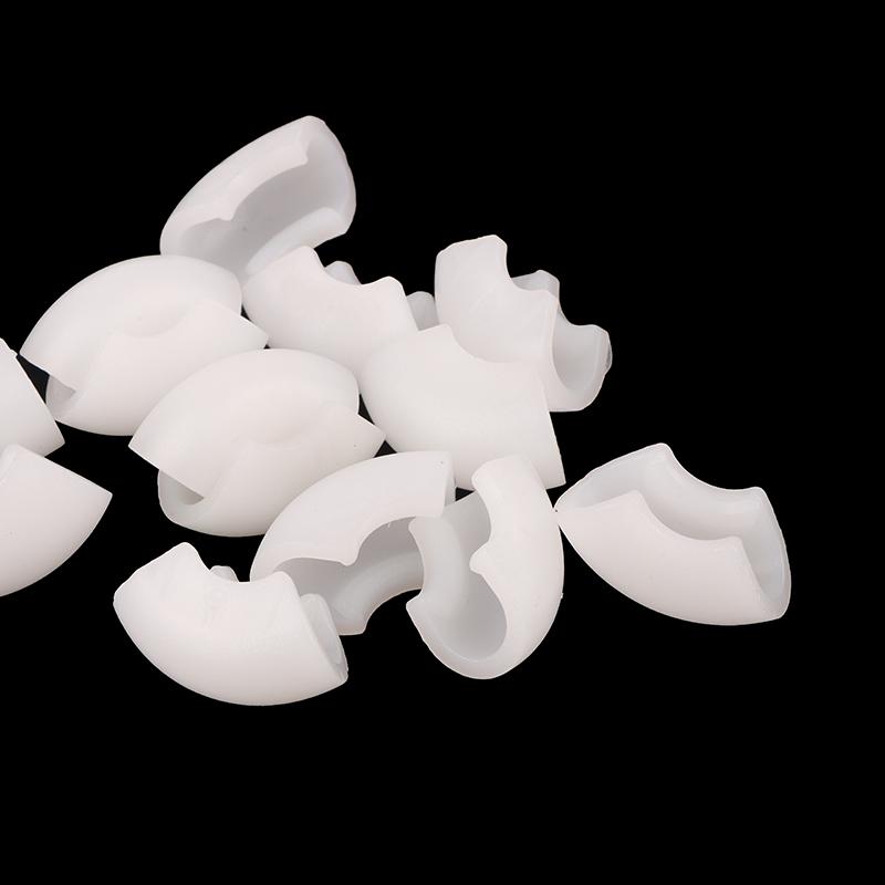 20Pcs/Lot Non-Slip Furniture Leg Pads Plastic Chair Leg Caps Sock Stool Anti-Front Tilt U-Shaped Tube Rear Pad 10Mm Pipe Clamp