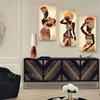 African Black Woman Canvas Painting Ethnic Art Poster for Living Room Decoration Home Wall Decor Decorative Paintings Picture
