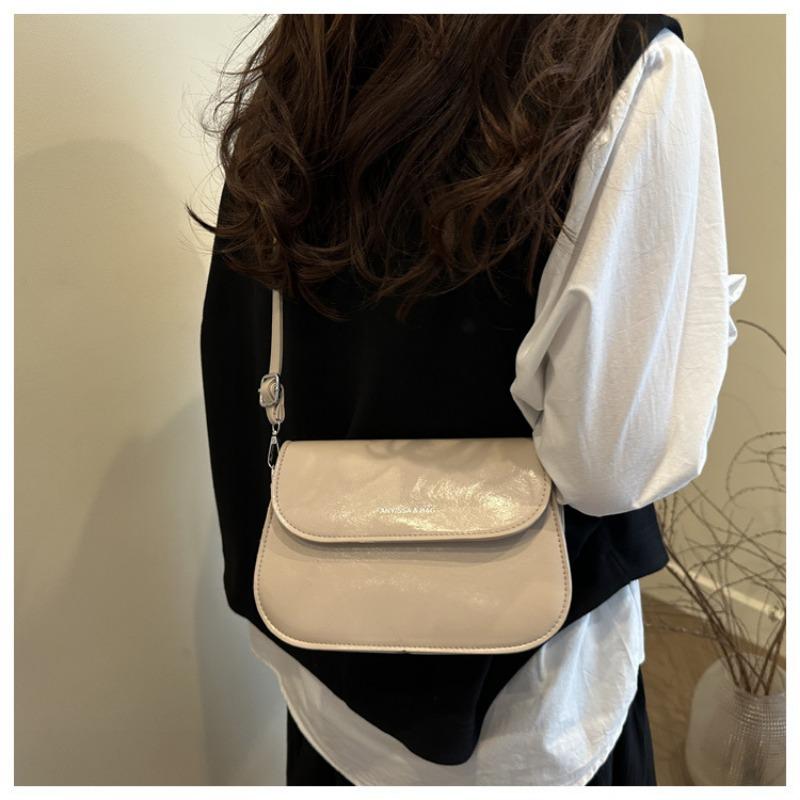 Solid Color Small Bag Women's Summer New Simple Small Square Bag High-end Versatile Shoulder Messenger Bag