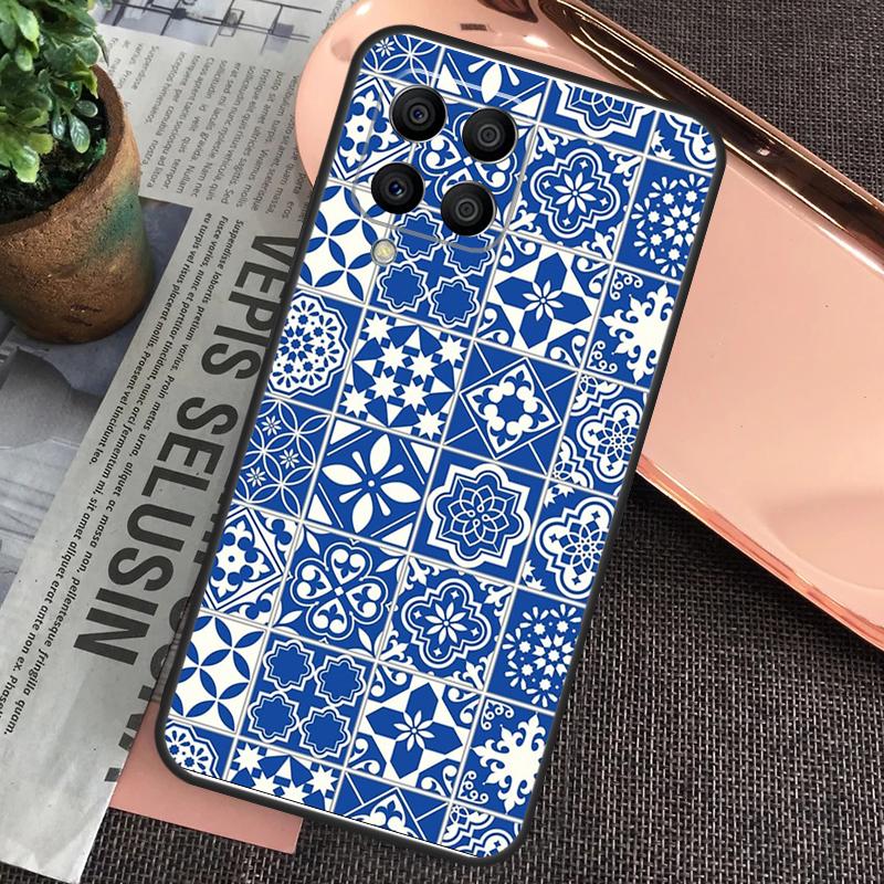 Moroccan Tile Case For Samsung Galaxy M20 M15 M55 M31s M51 M21 M11 M13 M33 M53 M52 M32 M12 M14 M34 M54