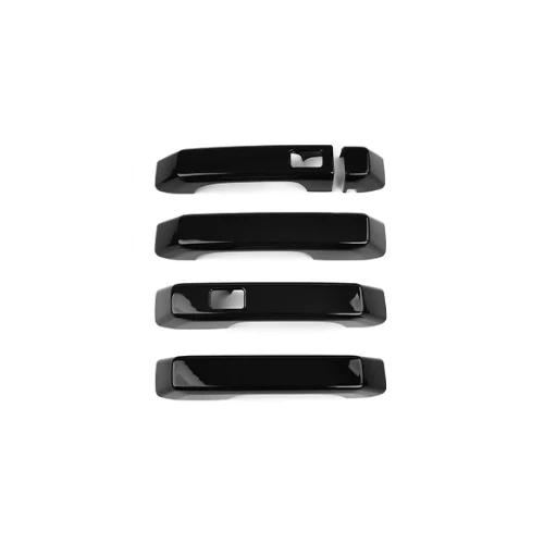 

Touch Type Car Carbon Fiber Bright Black ABS Exterior Door Handles Cover Trim For Kia TASMAN 2026 2026 Accessories LHD