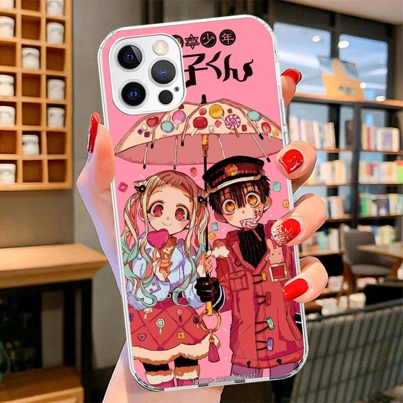 Toilet bound Hanako Kun Anime Cover Phone Case For iPhone 16 17 Air 15 14 Pro Max 16E Phone Case 13 Mini 12 11 7 SE 8 Print Patt