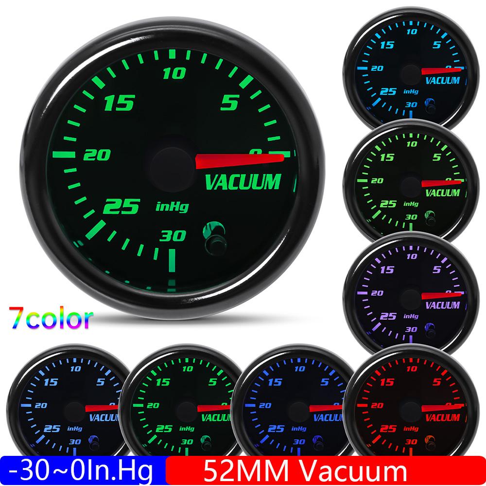 2" 52mm Car Boost Gauge BAR PSI Exhaust Gas Temp Water/Oil Temp Fuel Press Air Fuel Ratio Volt Tachometer Racing Car 12V Custom