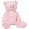 BRUBAKER Peluche Géante XXL - Ours - Nounours - 100 Cm - Rose - Ultra Douce & Mignonne