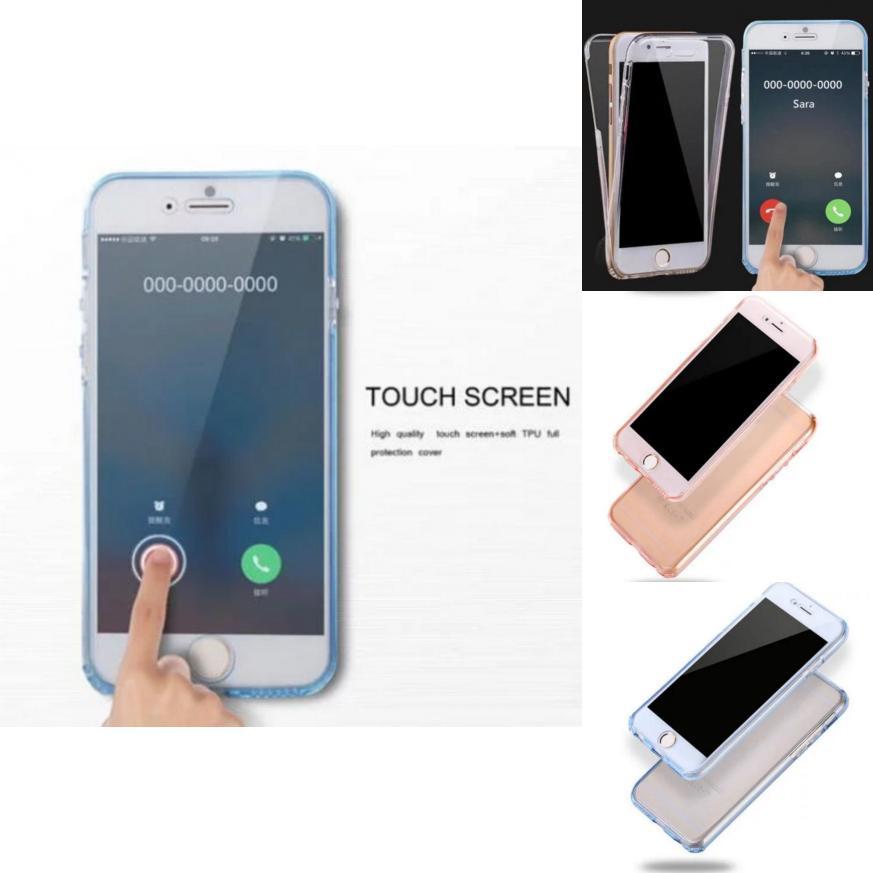 360 Silicone Degree Protective Clear Case For Iphone Cover Samsung