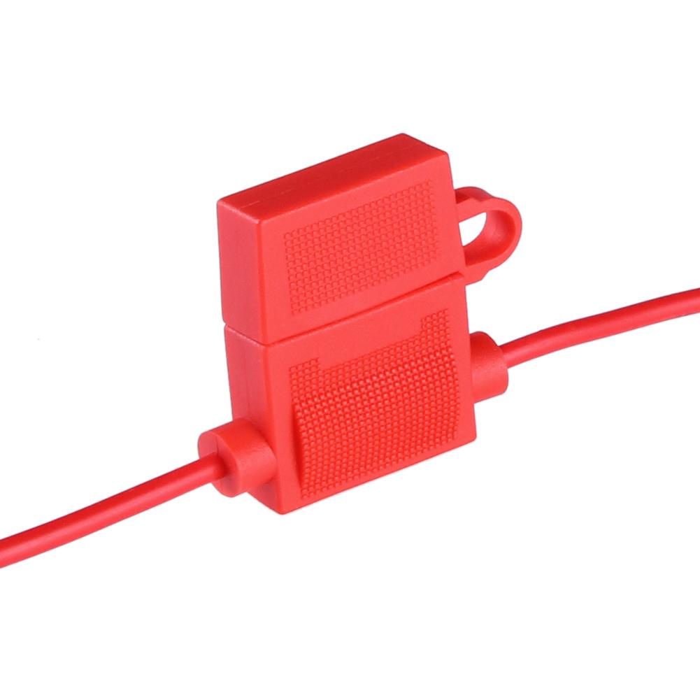 5 Stück Auto Boat Truck Mini Klinge Inline Sicherungshalter mit 16AWG