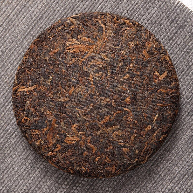 Ceai Yunnan Puerh, Ceai Matur Menghai, Ceai Arbore Mare, 100g Tort Mic Ceai Copt