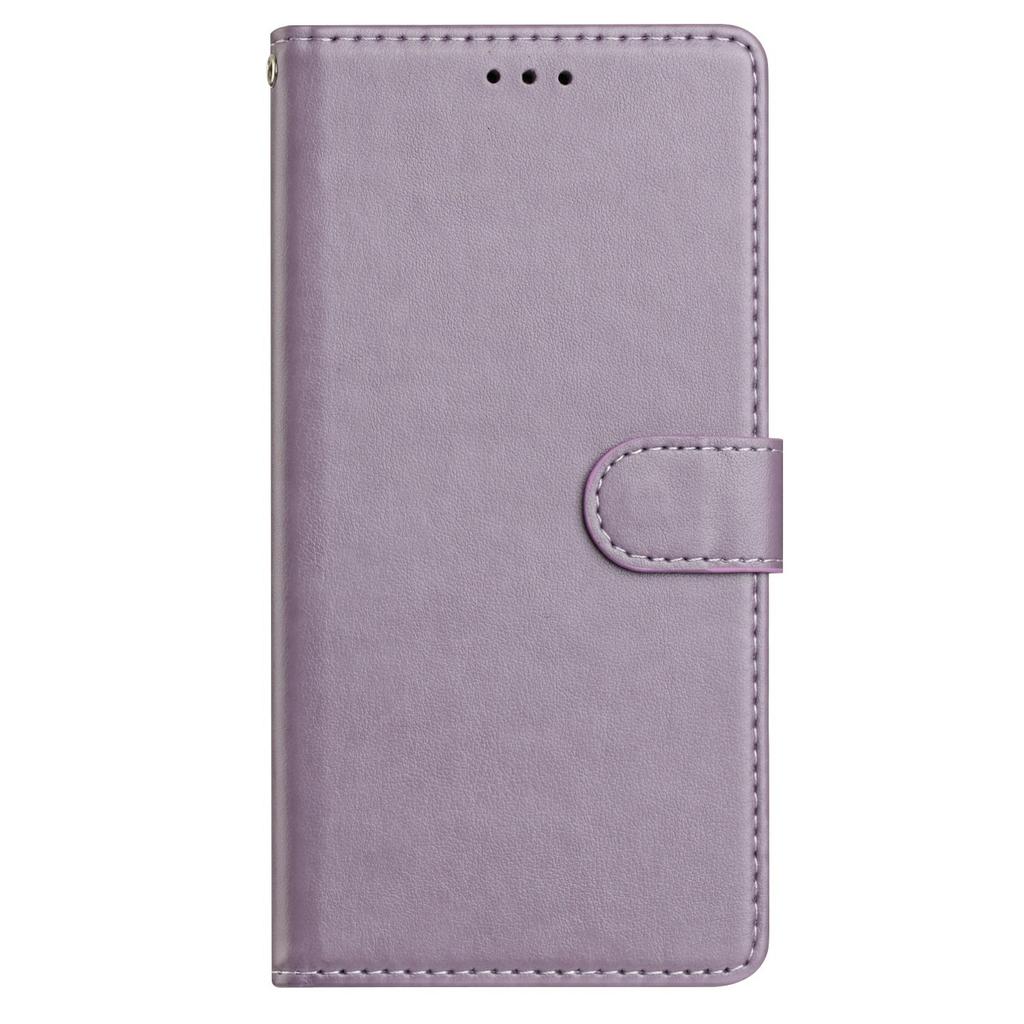 For iPhone 15 Pro Max Leather Phone Case Wallet Stand Cover with Handy Strap