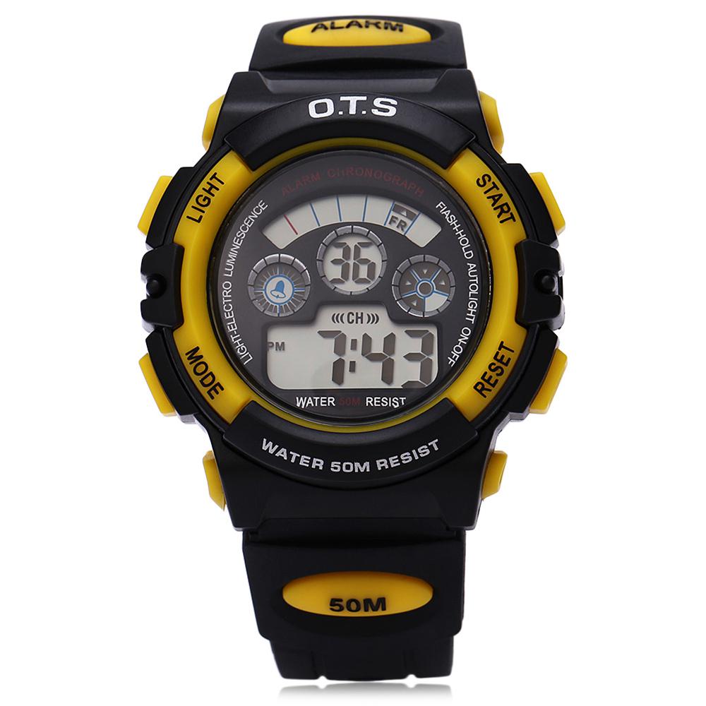 Wristwatch Ots Watch Review OTS Men's Sports Digital Watch T7005G