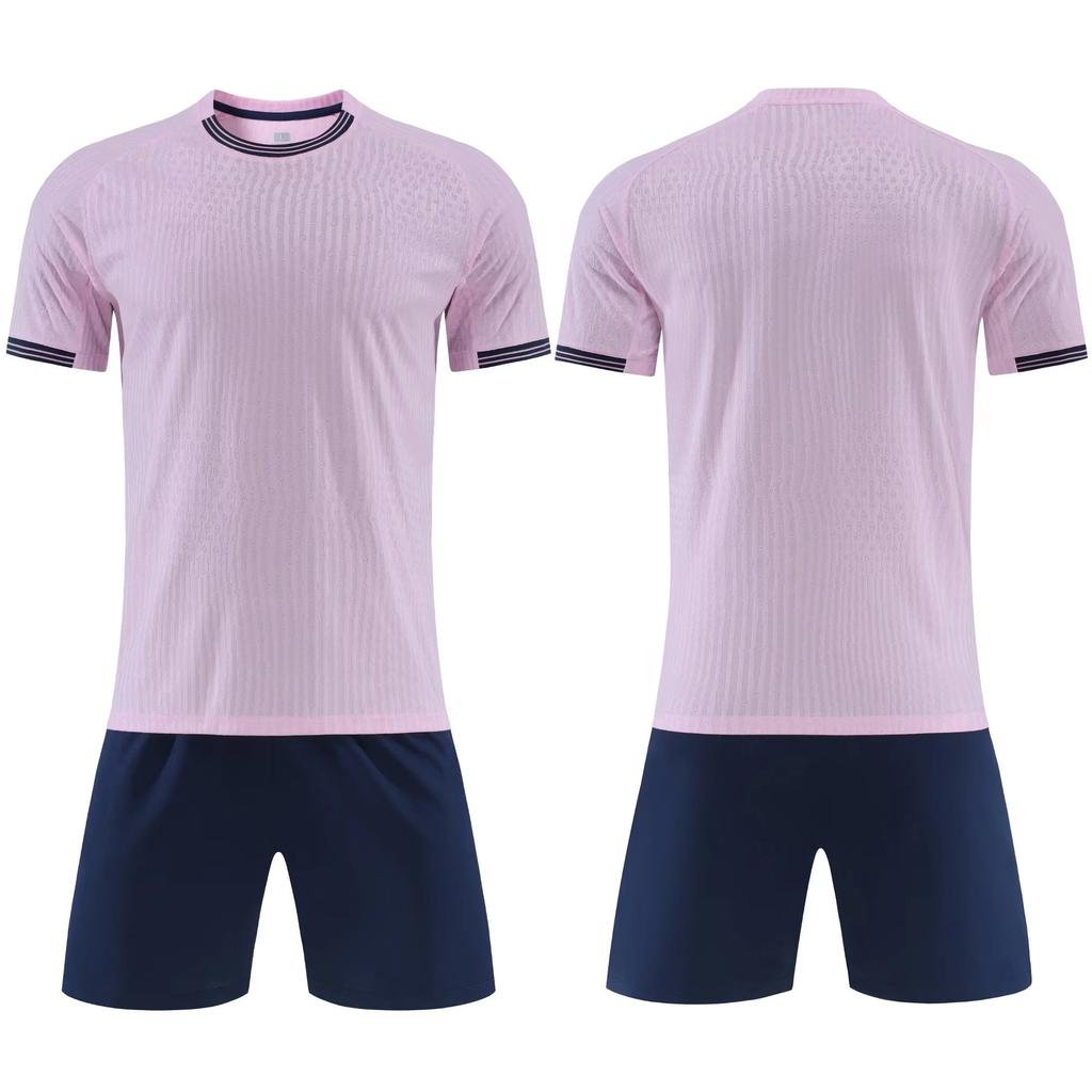 2025 Großhandel Kinder-Fußballtrikot-Set, Grundschul-Fußball-Trainingsshirt, bedrucktes Wettkampftrikot für Jungen und Mädchen