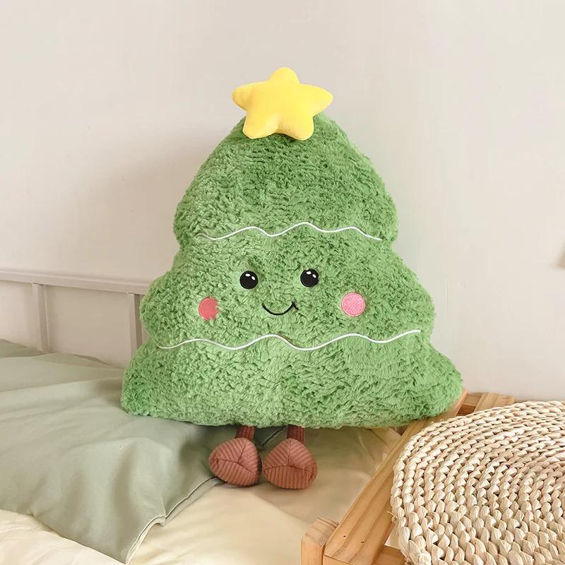 Boże narodzenie chleb imbirowy pluszowa poduszka pluszowa nadziewane czekoladowe ciasteczka kabina wystrój domu poduszka śmieszne świąteczne drzewo Parsty Decor Doll