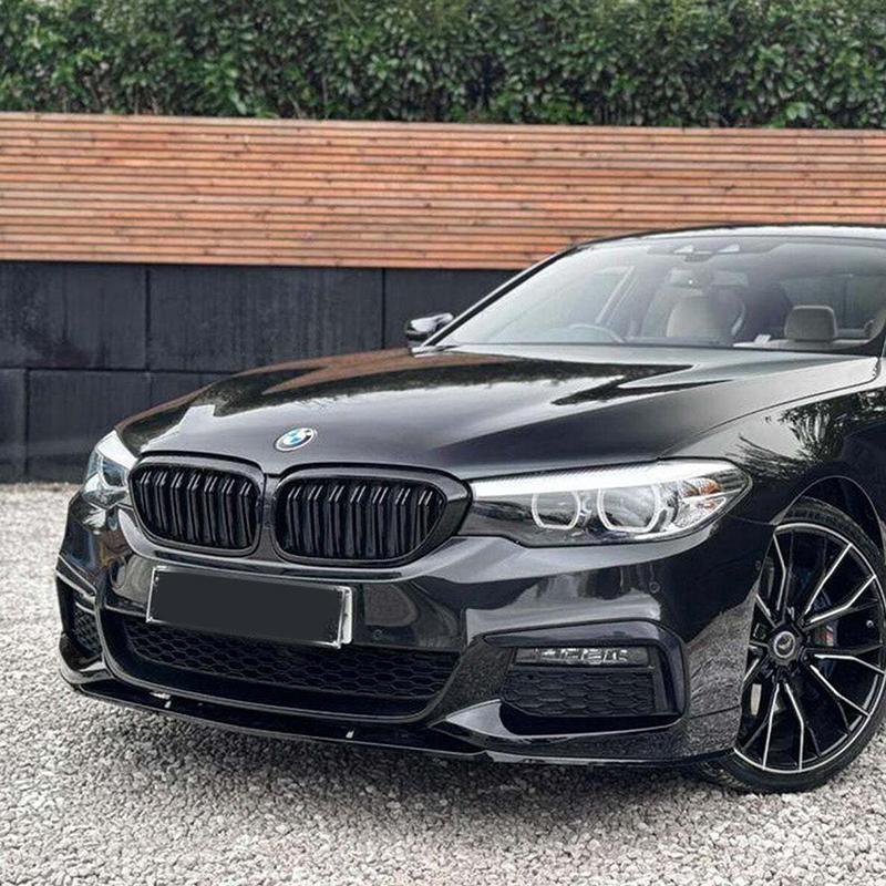For BMW 5 Series G30 G31 M-Tech M Sport 2017-2020 High Quality 4PCS MP Style Car Front Lip Bumper Spoiler Body Kit Glossy Black