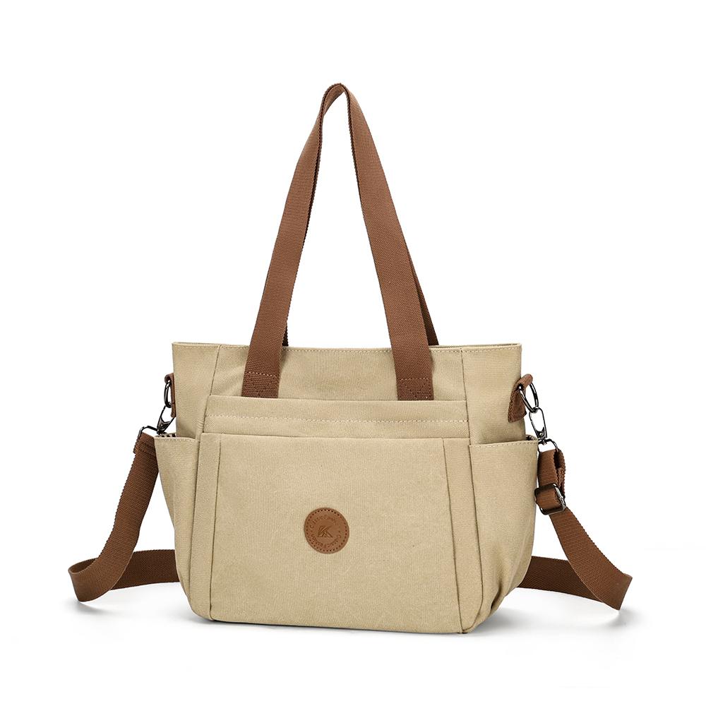 Women's Canvas Large Capacity Tote Bag Shoulder Bag