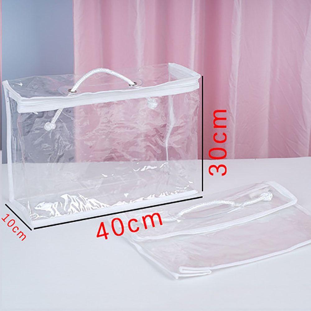 PVC Pillow Storage Bags Transparent Quilt Packing Bag Durable Blanket Storage Container