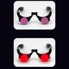 Halloween Red Glowing Glasses Funny LED Glow Glasses Scary Festive Flashing Red Eye Glasses For Holiday Party Props