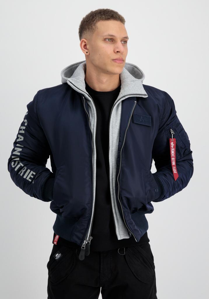 Зимняя куртка Alpha Industries Ma-1 D-tec Se Jacket (133104) blau