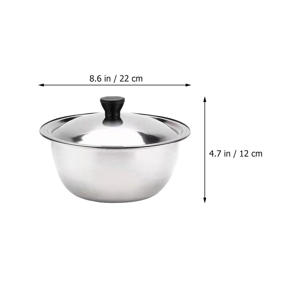 

Stainless Steel Soup Basin Large Capacity Multipurpose Lard Storage Fruit Vegetable Basin Stainless Steel Bowl