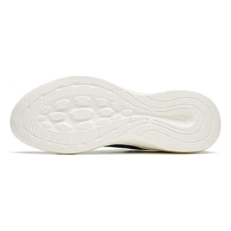 Anta Flyknit Fabric Cushioning Slip Resistant Breathable Low top Casual Running Shoes Men's Black Sneakers 912315582-1