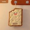 1 Pc Cheese Coral Velvet Hand Wipes Cute Soft Absorbent Towel Kitchen Bathroom Bread Toast Slices Cookie Doughnut Hand Wipes