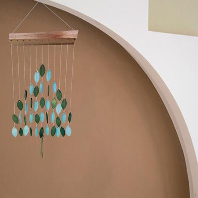 Garden Rainbow Wind Chimes Colorful Maple Gifts Windchime Hanging Outside Balcony Ornament