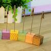 1pc Desktop Pictures Photo Paper Menu Office Memo Holders Stand Message Card Holder Display Clip Carpeta De Mensajes