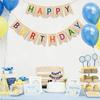 New 1set Happy Birthday Decoration Birthday Party Bunting Garland Baby Shower Supplies Paper Banner Decoration Happy Birthday