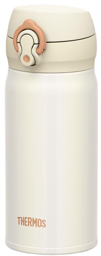 

THERMOS Vacuum Insulated Portable Mug Open 350ml Pearl White PRW [One-Touch Type] JNL-352 белый