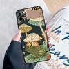 Vintage Retro Frog Mushrooms Phone Case For iPhone 16 Pro Max 11 12 13 Mini 14 15 Pro Max 15 16 Plus XR 16e Cover Coque