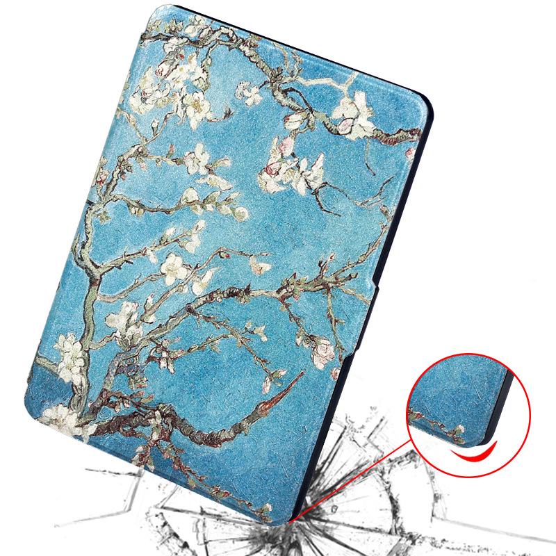 Handheld Protective Case for Kindle Paperwhite 3/2 – Slim Painted Shell with Hand Holder