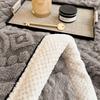Luxury carving lamb fleece Thick Blanket Warm Blanket for Bed Soft Fluffy Sofa Cover Blankets Super Warmth Winter Throw Blankets