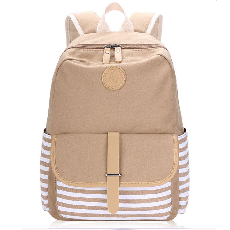 SUNBORLS New Backpack Female Casual School Bag Female Middle School Student Canvas Bag Female Mountaineering Bag Korean Style Ins