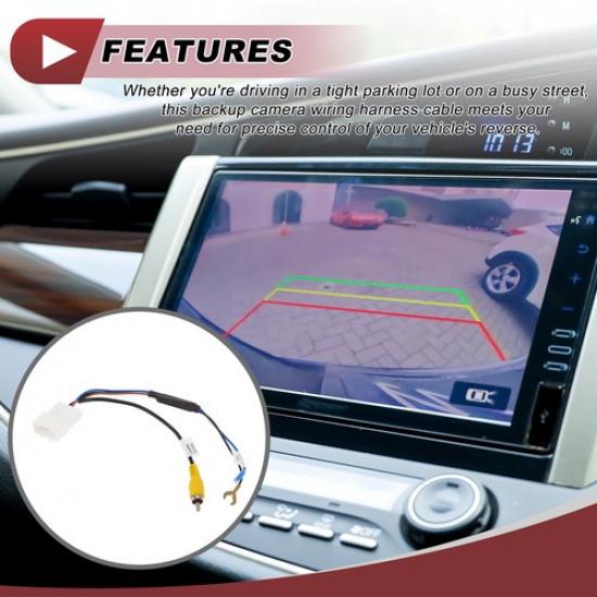 RCA Reverse Rear View Camera Adapter Wire Harness Cable for Hyundai for Kia