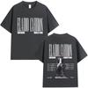 ELADIO CARRIÓN DON KBRN WORLD TOUR 2026 Magliette Merch Uomo Moda Musica Pop Maglietta Oversize in Cotone Abbigliamento Hip Hop Maglietta