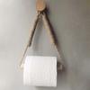 1pc Toilet Paper Holder No Drilling Toilet Paper Holder No Drilling Wooden Toilet Paper Holder Toilet Bathroom Accessories