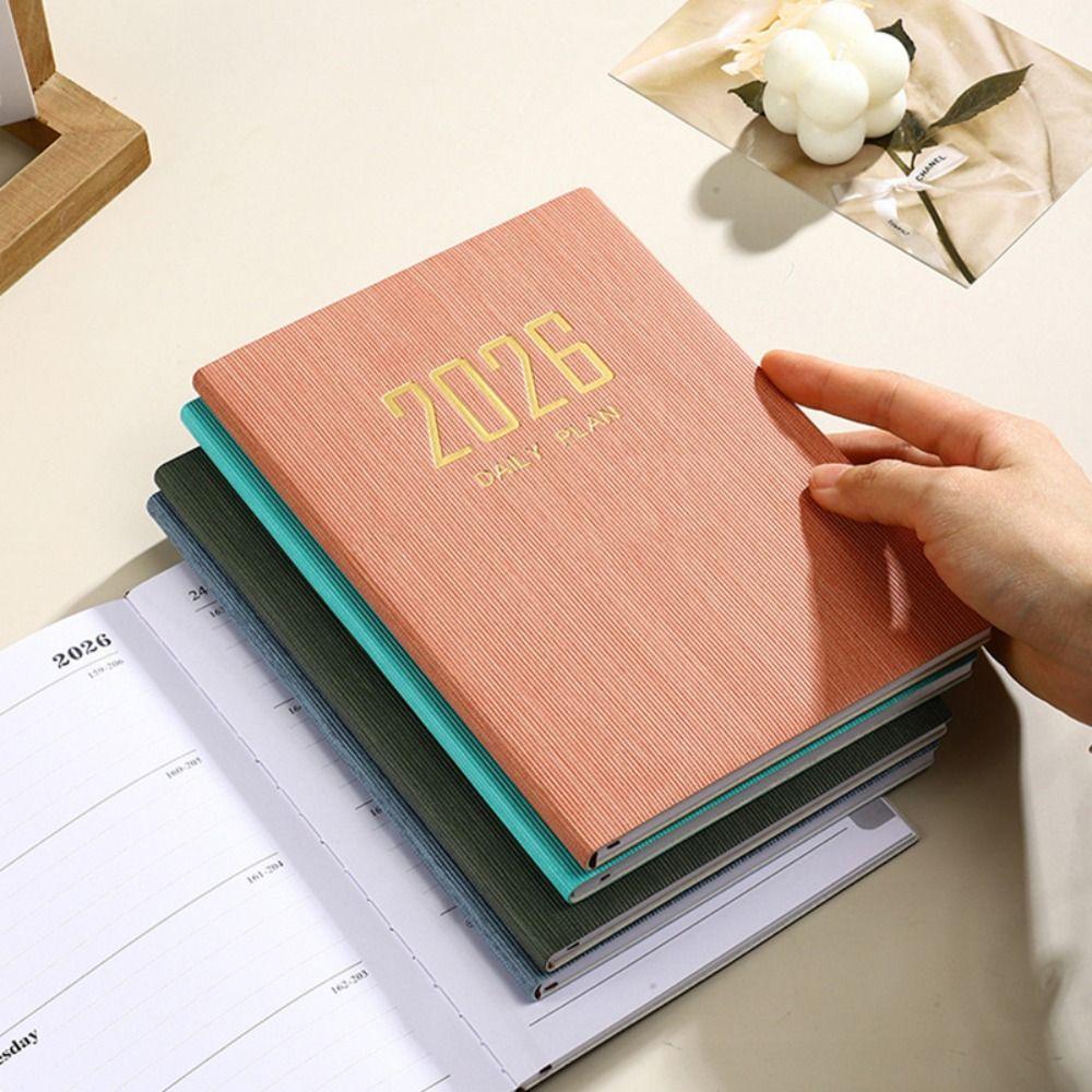 A5 Appointment Books English Diary Weekly Planner Multifunctional 2026 Schedule Book School Office